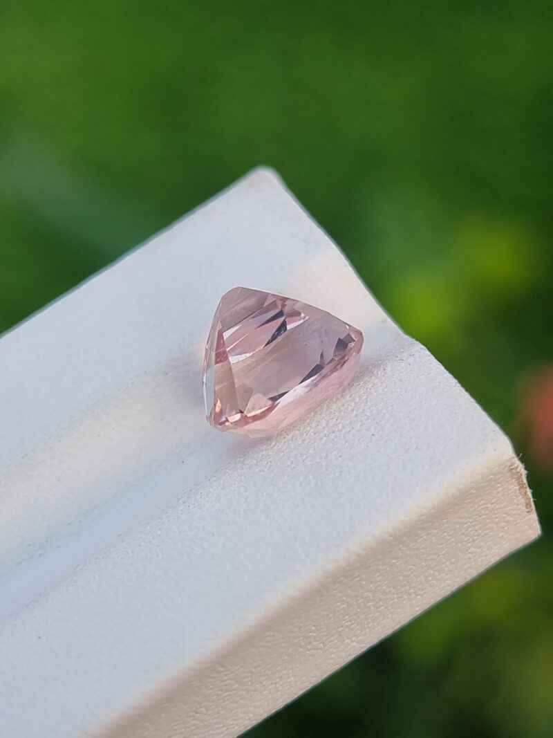 Alternative view of Natural 5.76 ct Pink Imperial Topaz Cushion Cut – Katlang, Pakistan