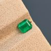 Natural 0.58 ct Transparent Green Emerald Cut from Swat Pakistan – Included Clarity, Untreated