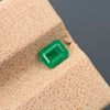 Natural 0.58 ct Transparent Green Emerald Cut from Swat Pakistan – Included Clarity, Untreated