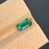 Natural 0.57 ct Green Emerald Emerald Cut from Swat Pakistan