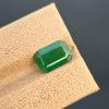 Natural 1.72 ct Green Emerald Emerald Cut from Swat Pakistan – Semi-Transparent