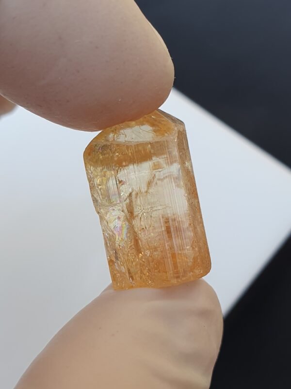 Imperial topaz crystal unheated untreated from katlang Pakistan