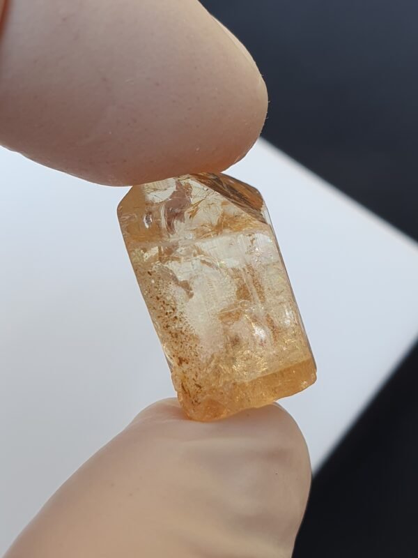 Imperial topaz crystal unheated untreated from katlang Pakistan