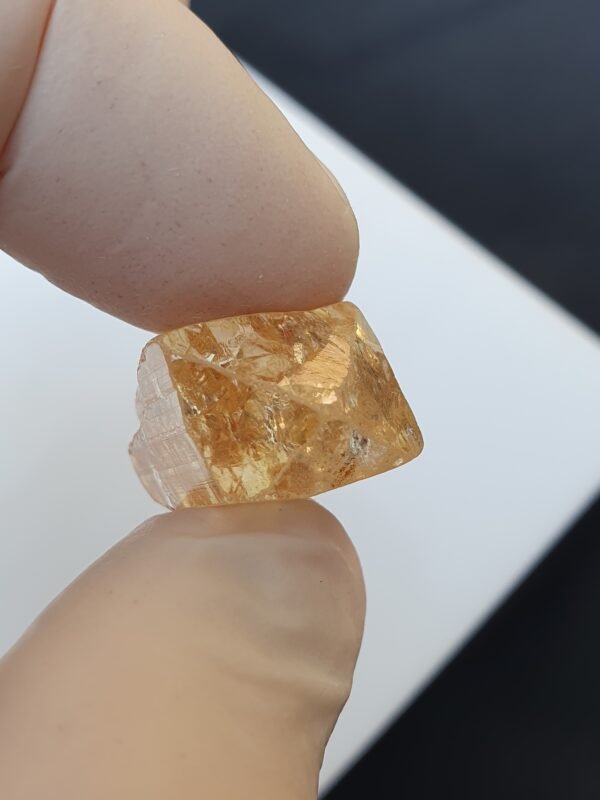 Imperial topaz crystal unheated untreated from katlang Pakistan