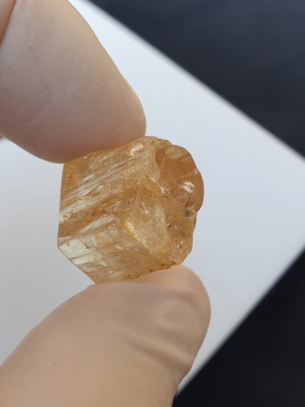 Imperial topaz crystal unheated untreated from katlang Pakistan