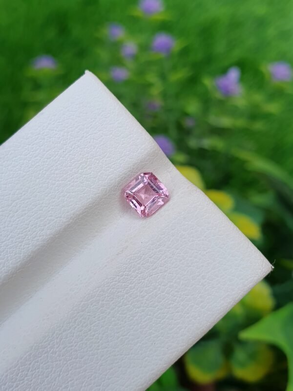 Pink spinel stone from tajikistan