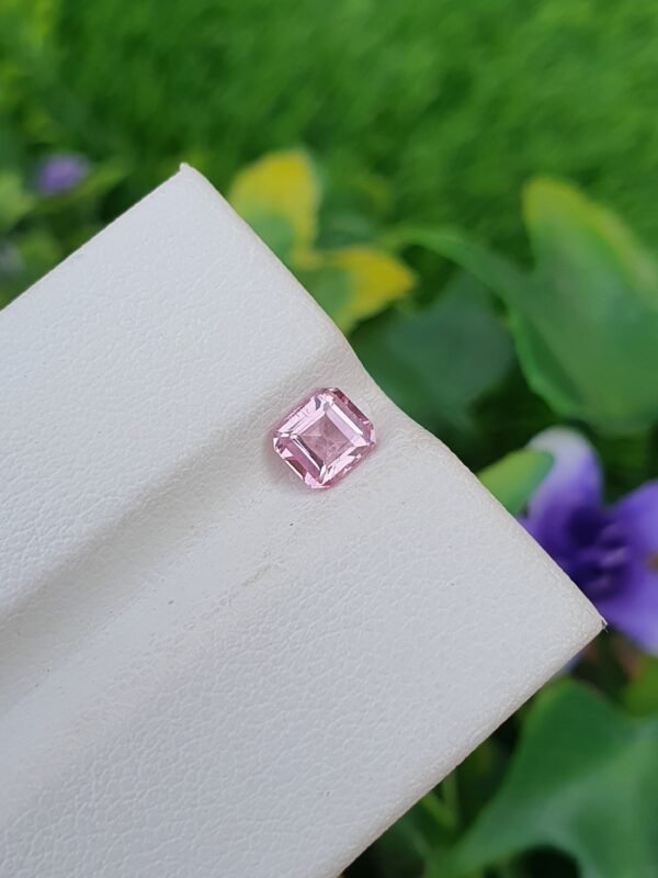 Pink spinel stone from tajikistan natural loose transparent