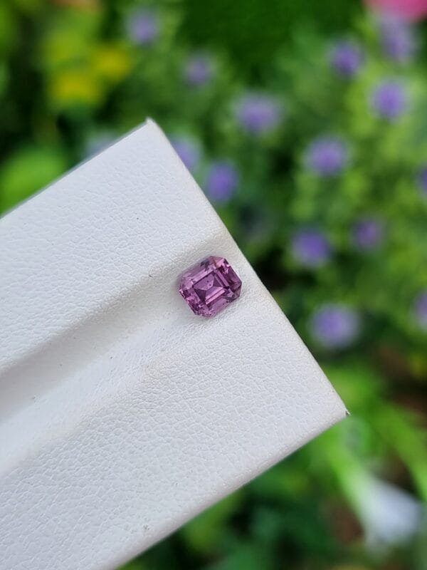 pinkish purple spinel stone from Badakhshan Afghanistan
