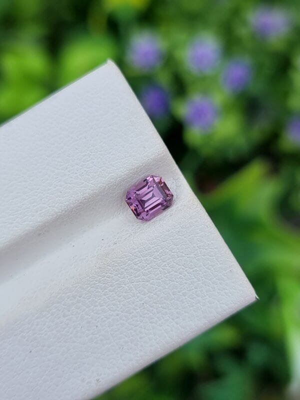 Pinkish purple spinel stone from Badakhshan afghanistan