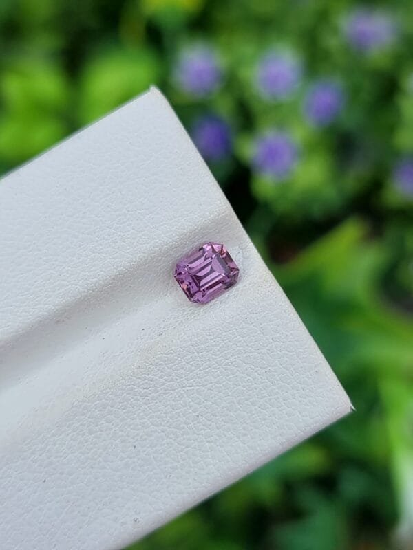 Pinkish purple spinel stone from Badakhshan afghanistan
