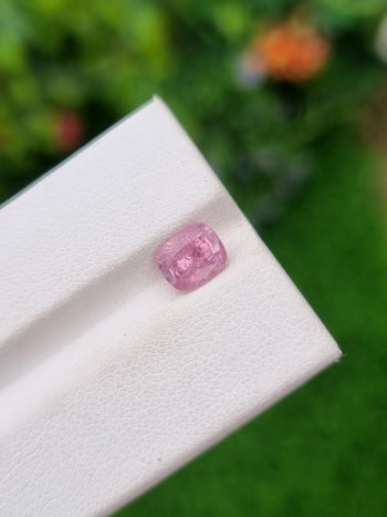 Pink spinel stone from Tajikistan