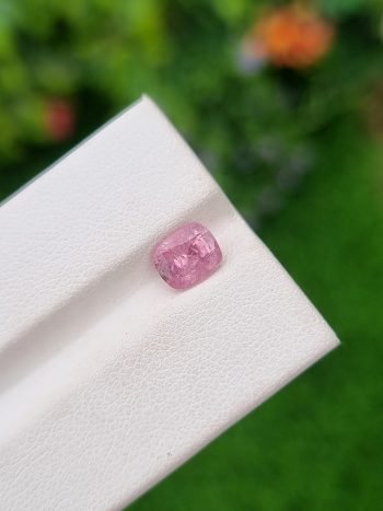 Pink spinel stone from tajikistan
