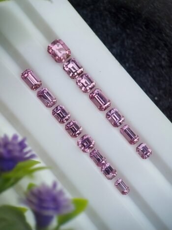 Slightly Purplish Pink Spinel Lot From Badakhshan Afghanistan