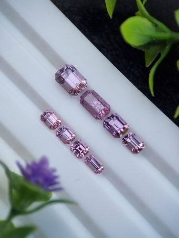 Pink purple spinel stone lot from badakhshan afghanistan