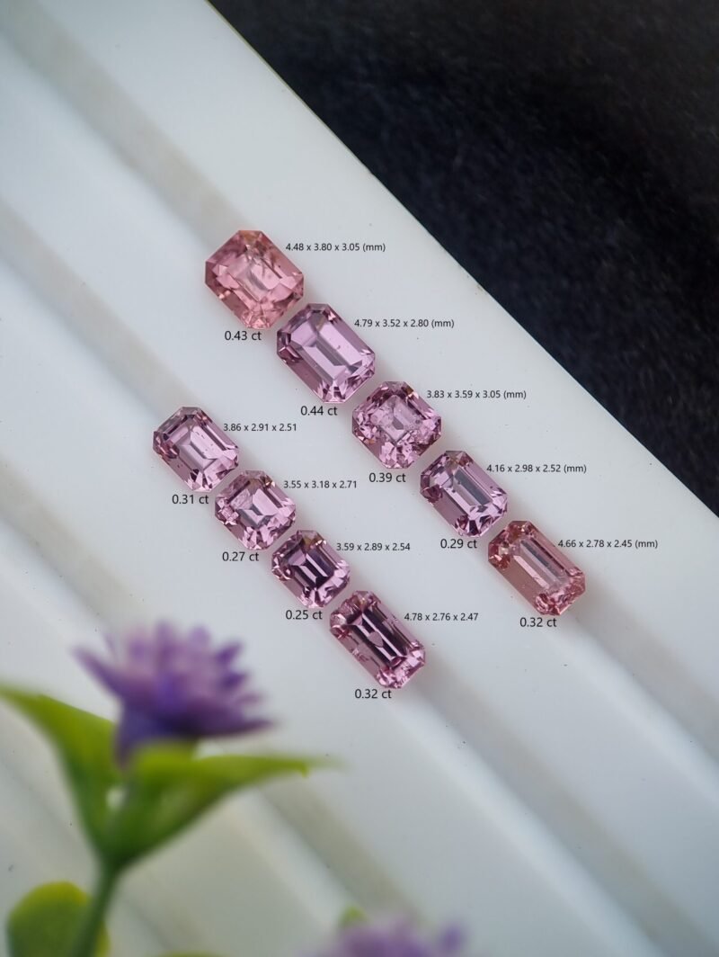 Pink spinel stone lot from badakhshan afghanistan