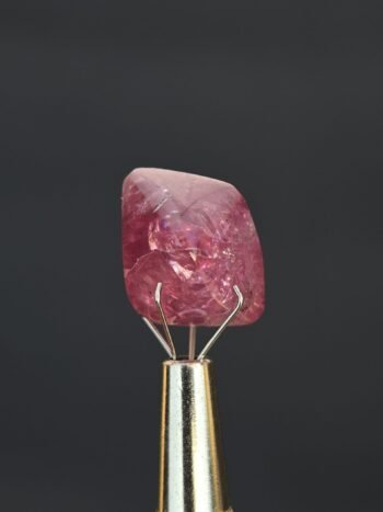 Natural Spinel – 21.76 Ct Polished Crystal, Purplish Pink, Transparent, Untreated, Afghanistan