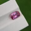 Natural 1.70 ct purplish pink spinel cushion cut gemstone from Afghanistan, untreated with moderate inclusions