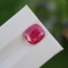 Natural 3.50 ct pinkish red spinel cushion mixed cut gemstone, GGI certified